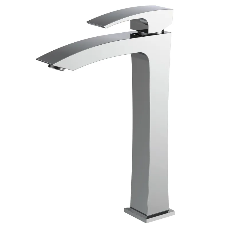 Змішувач для умивальника високий KOER KB-11007-01 (Колір хром) (KR3440) Змішувач для умивальника високий KOER KB-11007-01 (Колір хром) (KR3440)
