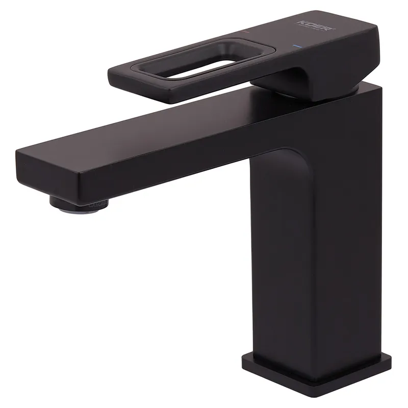 Змішувач для умивальника KOER KB-10009-05 (Колір чорний) (KR3499) Змішувач для умивальника KOER KB-10009-05 (Колір чорний) (KR3499)