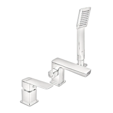 Змішувач на борт ванни HAIBA KUBUS 022 (3-HOLE) (Колір хром) (HB3957)