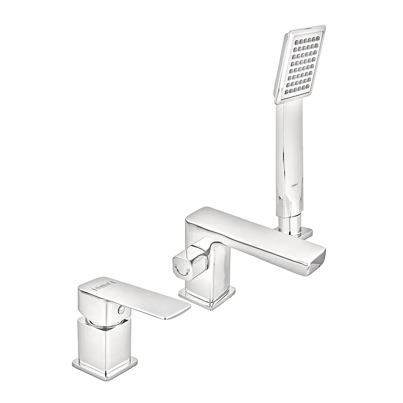 Змішувач на борт ванни HAIBA KUBUS 022 (3-HOLE) (Колір хром) (HB3957)