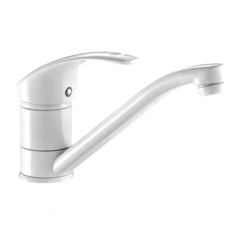 Змішувач для умивальника HAIBA MARS 004-15CM WHITE (Колір білий) (HB0253)