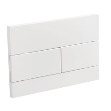 Панель змиву KOER KT-0603-03 240x160x10mm пластикова, кнопка лінійна (колір білий) (KR5318)