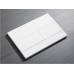 Панель змиву KOER KT-0603-03 240x160x10mm пластикова, кнопка лінійна (колір білий) (KR5318)