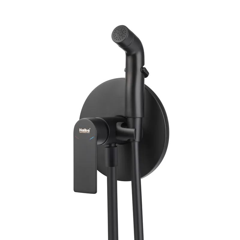 Змішувач для гігієнічного душу HAIBA ALEX 002 (INNER) BLACK (Колір чорний) (HB9618) Змішувач для гігієнічного душу HAIBA ALEX 002 (INNER) BLACK (Колір чорний) (HB9618)