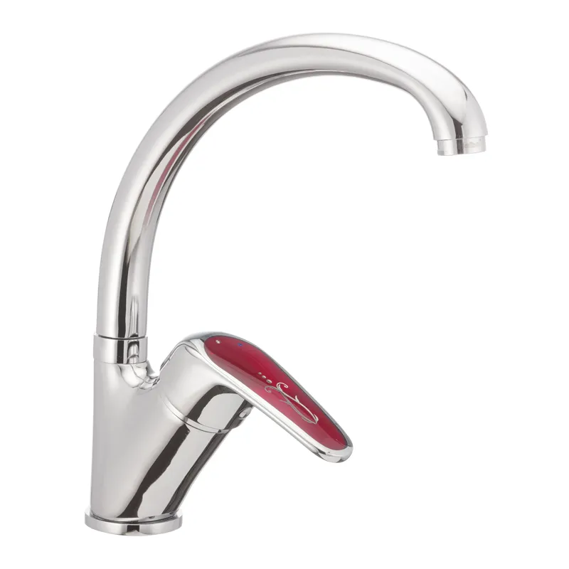 Змішувач для кухні HAIBA MAGIC 777 NUT RED (Колір хром) (HB0680)