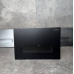 Панель змиву KOER KT-0608-05 240x160x10mm пластикова, кнопка закруглена (колір чорний матовий) (KR6125)
