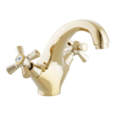 Змішувач для умивальника MIXXUS PREMIUM RETRO GOLD-161 (Колір золото) (MI5848)