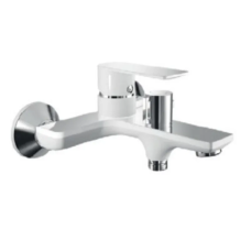 Змішувач для ванни HAIBA ALEX 009 EURO WHITE-CHROME (Колір білий хром) (HB9568)