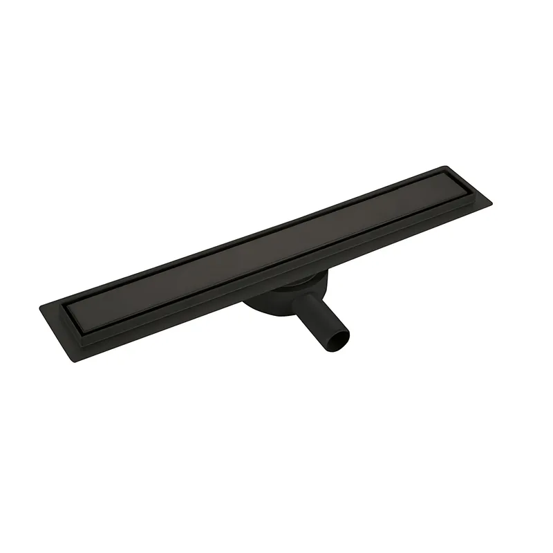 Душовий трап KOER FD29-70x800-BLACK з нерж. сталі SUS304 70x800мм (Колір чорний) (AC0682)