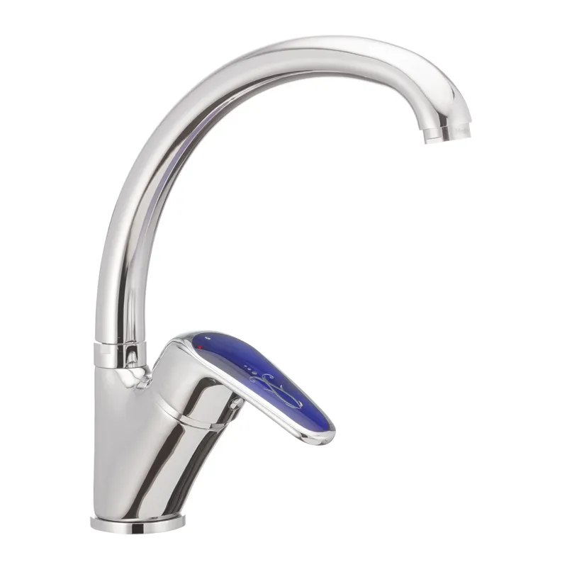 Змішувач для кухні HAIBA MAGIC 777 NUT BLUE (Колір хром) (HB0679)