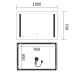 Дзеркало MIXXUS PREMIUM LINES MR18-100x70-REVERSE з LED Touch, Anti-fog, димером, рег. яскравості (MP6627) Дзеркало MIXXUS PREMIUM LINES MR18-100x70-REVERSE з LED Touch, Anti-fog, димером, рег. яскравості (MP6627)