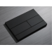 Панель змиву KOER KT-0603-05 240x160x10mm пластикова, кнопка лінійна (колір чорний матовий) (KR5320)