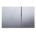 Панель змиву KOER KT-0610-01 240x160x32mm пластикова, кнопка квадратна (колір хром) (KR6135)