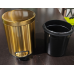 Відро для сміття з плавним закриттям кругле MIXXUS ELLIPSE-TC0205 BRUSHED GOLD 5л (колір матове золото) (MI8400)