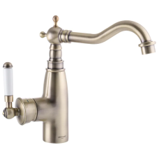 Змішувач для умивальника MIXXUS PREMIUM VINTAGE BRONZE 001-C (Колір бронза) (MI2858)
