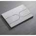 Панель змиву KOER KT-0604-01 240x160x10mm пластикова, кнопка закруглена (колір хром) (KR5323) Панель змиву KOER KT-0604-01 240x160x10mm пластикова, кнопка закруглена (колір хром) (KR5323)