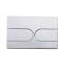 Панель змиву KOER KT-0604-01 240x160x10mm пластикова, кнопка закруглена (колір хром) (KR5323) Панель змиву KOER KT-0604-01 240x160x10mm пластикова, кнопка закруглена (колір хром) (KR5323)