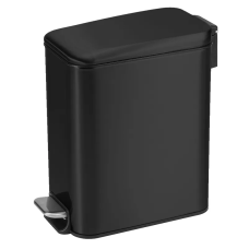 Відро для сміття з плавним закриттям прямокутне MIXXUS DIVERSE-TC0312 BLACK 12 л (колір чорний) (MI7091)