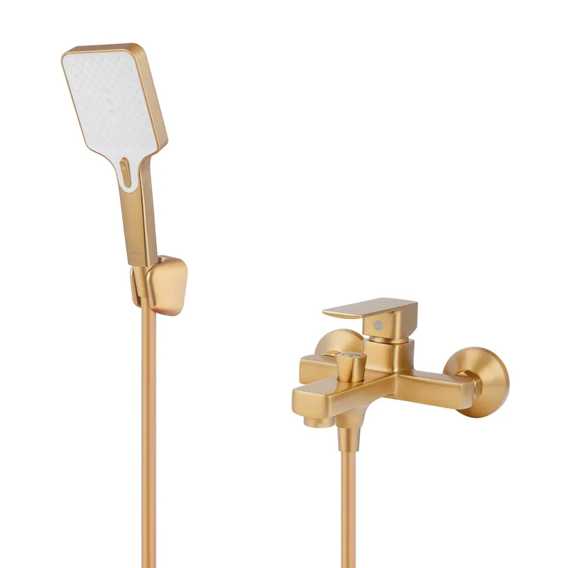 Змішувач для ванни HAIBA KUBUS 009 EURO BRUSHED GOLD (Колір матове золото) (HB9628) Змішувач для ванни HAIBA KUBUS 009 EURO BRUSHED GOLD (Колір матове золото) (HB9628)