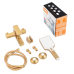 Змішувач для ванни HAIBA KUBUS 009 EURO BRUSHED GOLD (Колір матове золото) (HB9628) Змішувач для ванни HAIBA KUBUS 009 EURO BRUSHED GOLD (Колір матове золото) (HB9628)