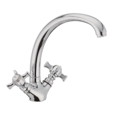 Змішувач для кухні HAIBA ZEUS 273 NUT (Колір хром) (HB0434)