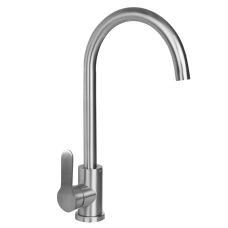 Змішувач для кухні HAIBA DAX-011 з нерж. сталі SUS304 (Колір нерж) (HB9609)