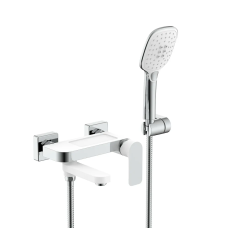 Змішувач для ванни GAPPO G3248, білий/хром